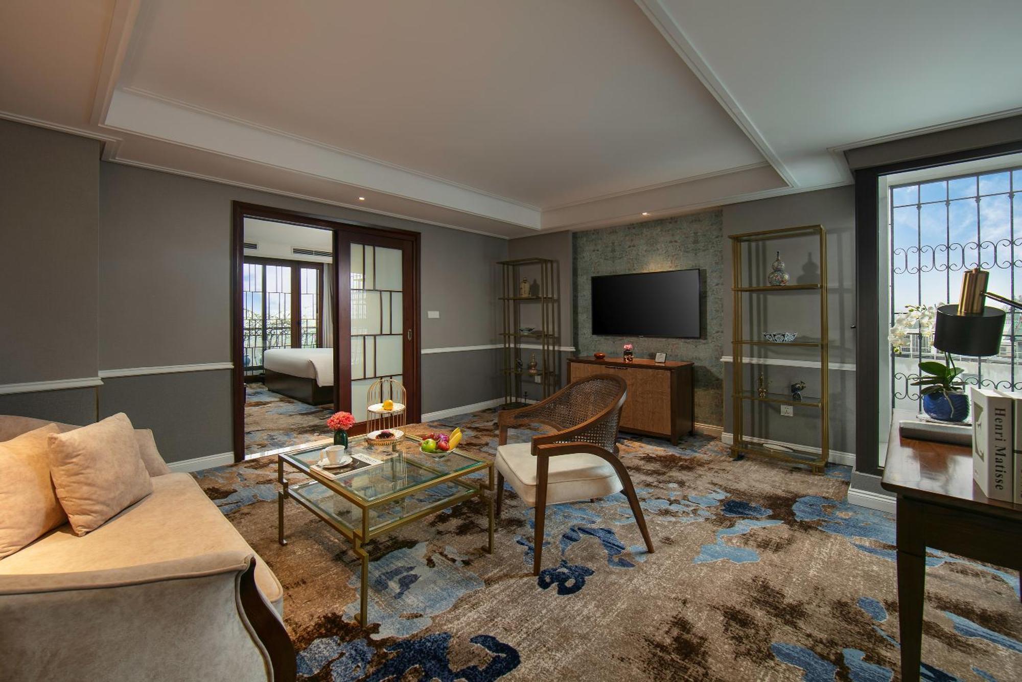 ดิ โอเรียนตัล เจด โฮเต็ล Hotel ฮานอย ภายนอก รูปภาพ A suite at the hotel